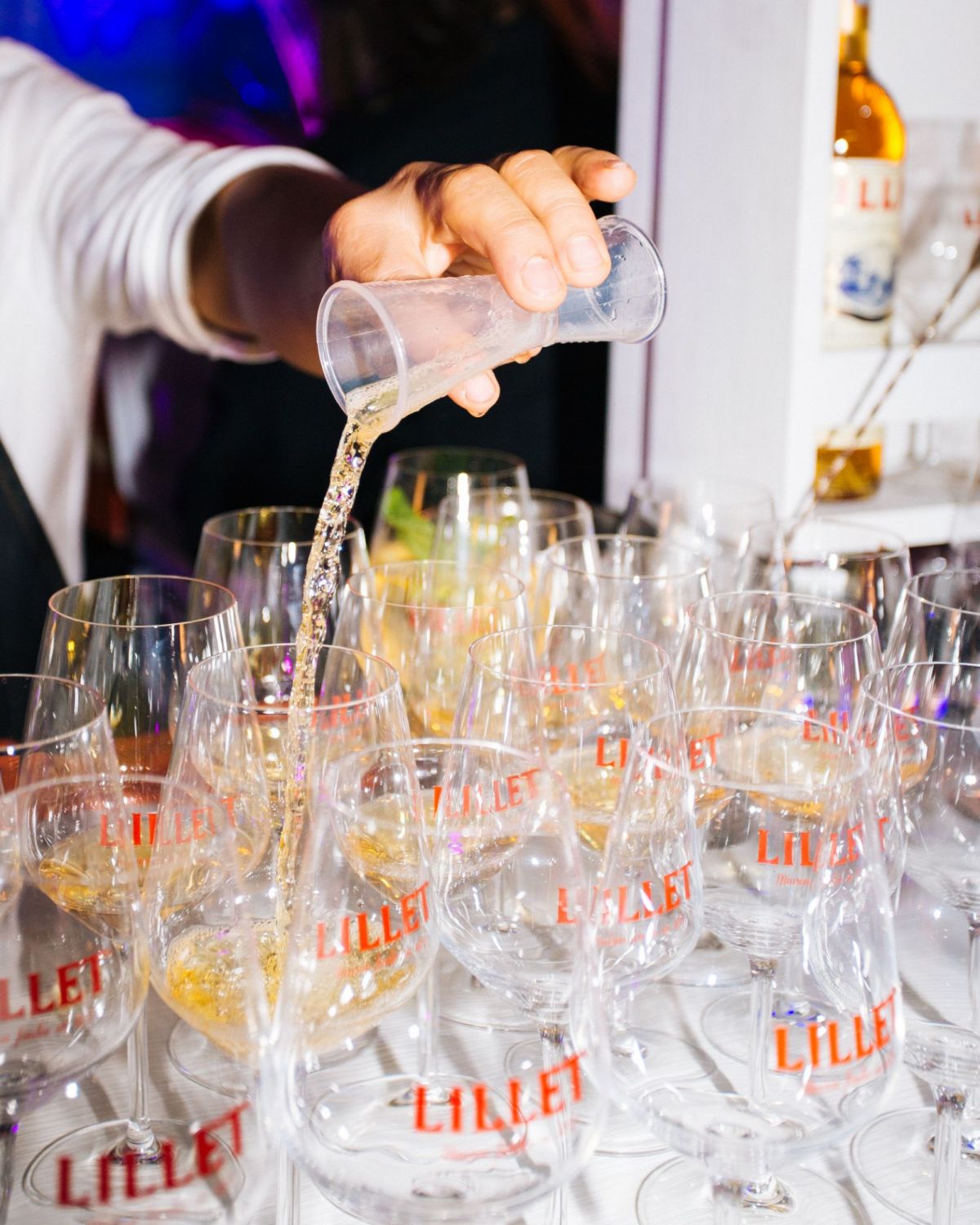 Cocktails were flowing out of Lillet's cart throughout the weekend
