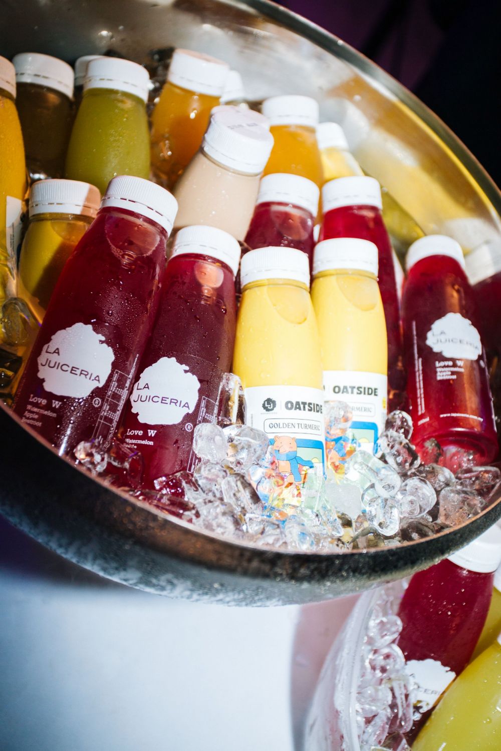 The selection of La Juiceria drinks at Off Menu KL