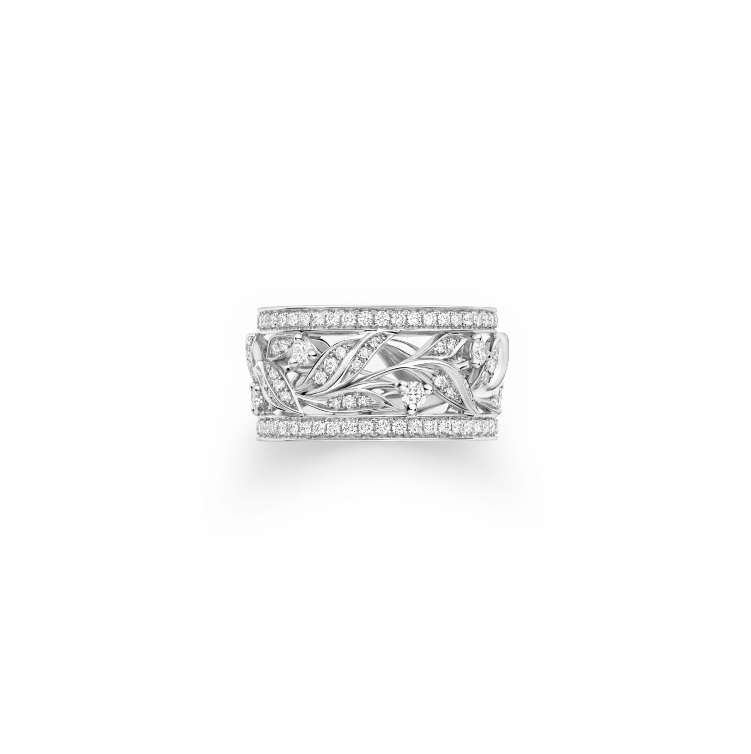 Chaumet Laurier 18K白金戒指