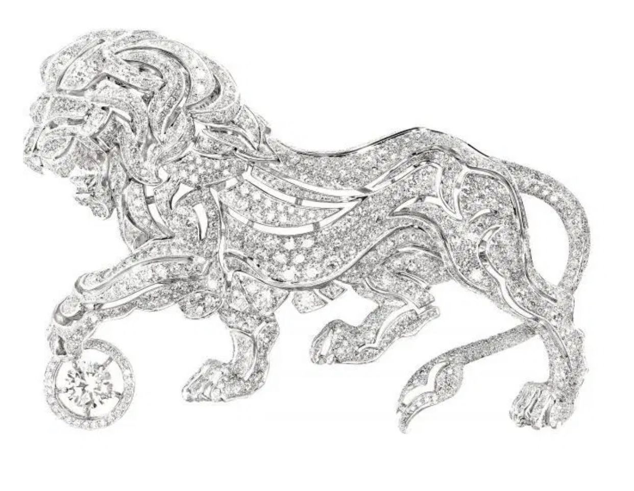 Chanel獅子造型Timeless胸針