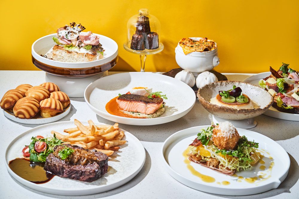 French-inspired plates at Alkove