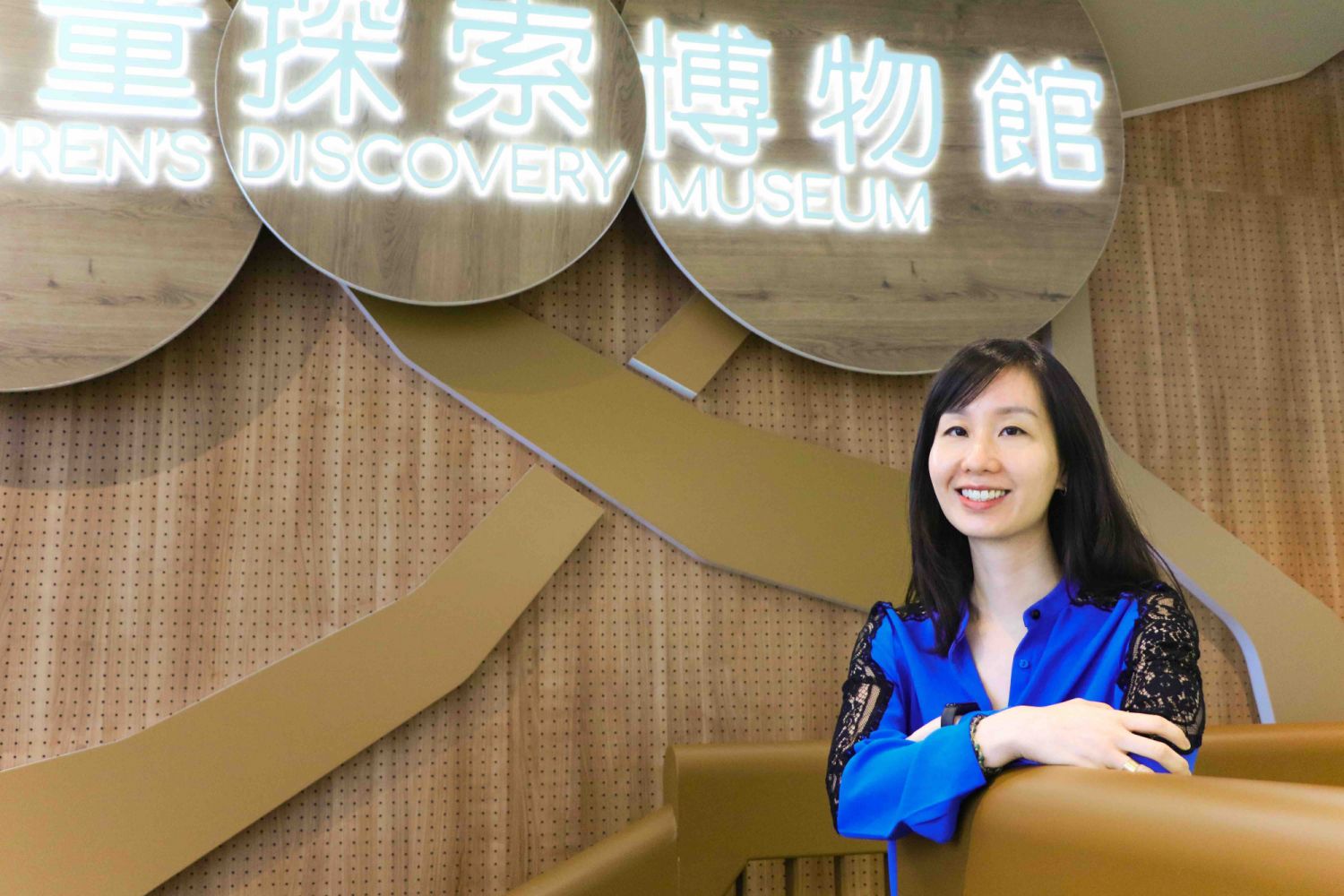 Serena Fan at the new Children's Discovery Museum in Sai Wan Ho