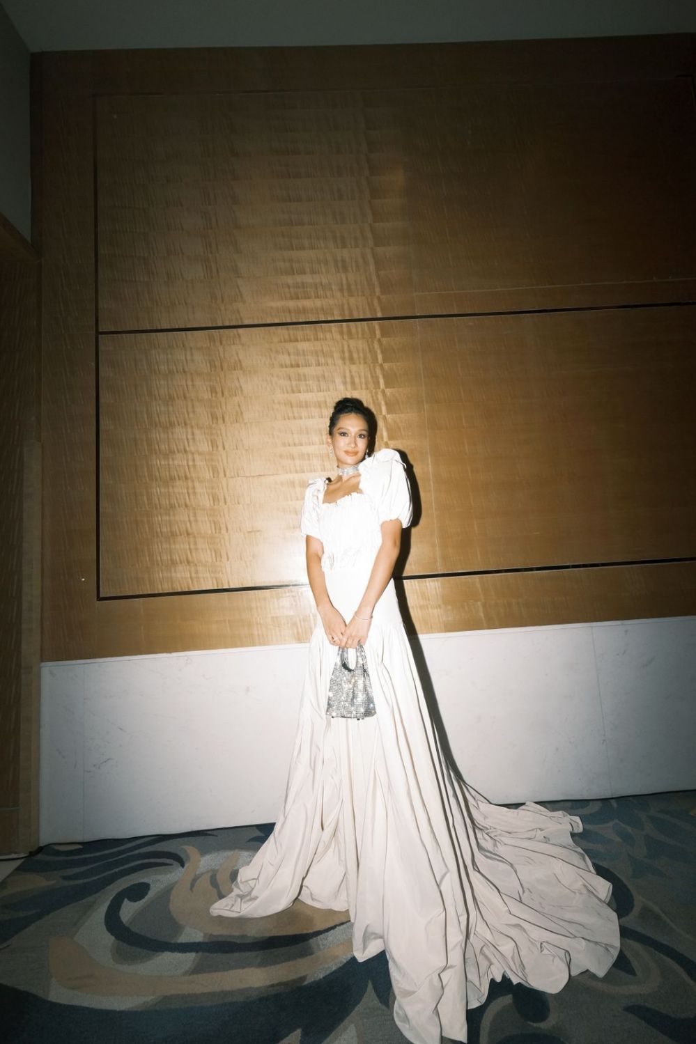 Bea Soriano-Dee wearing Vania Romoff