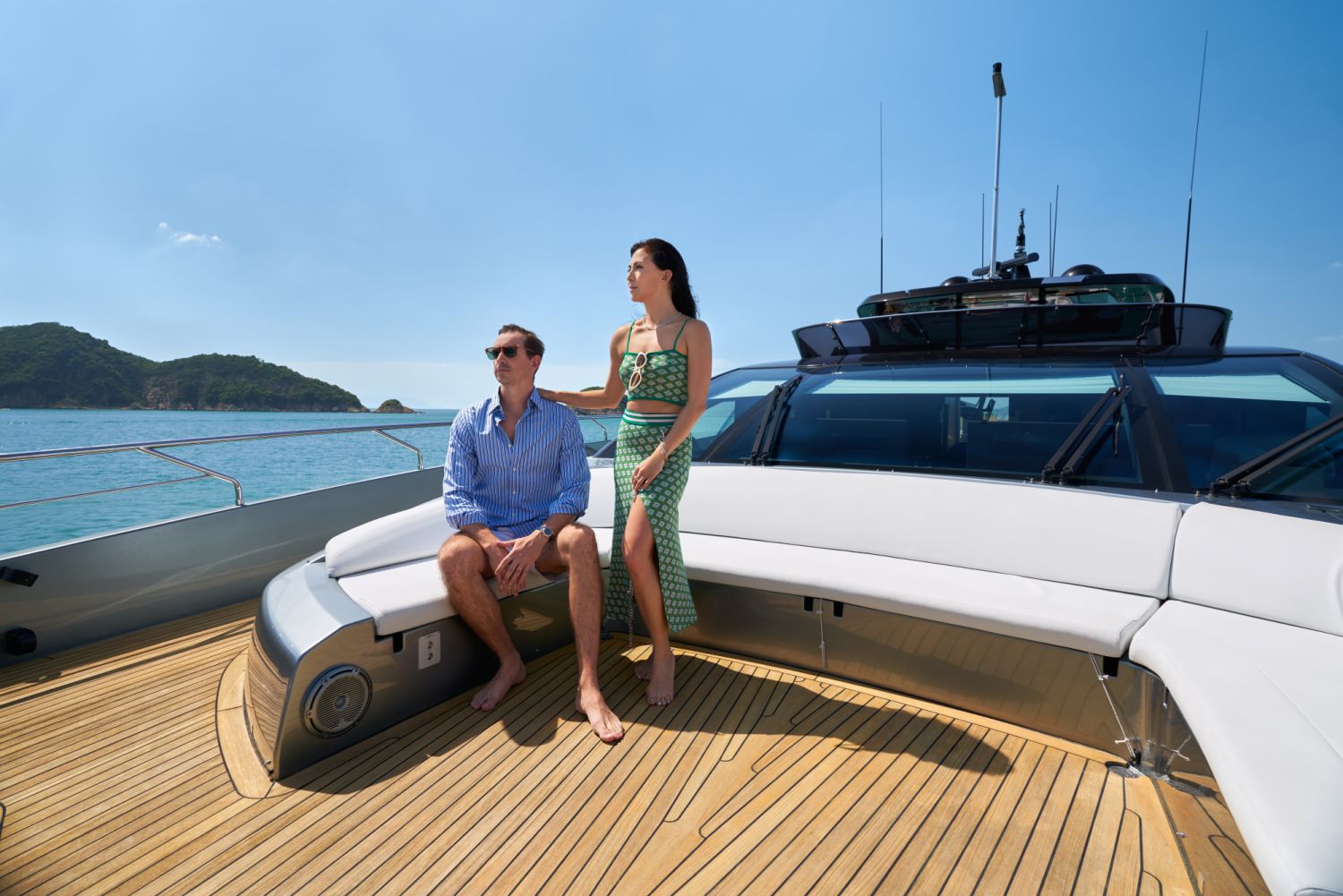 Ferretti shoot with Victoria Tang-Owen and Chris OwnPhotography by Kenneth Wu