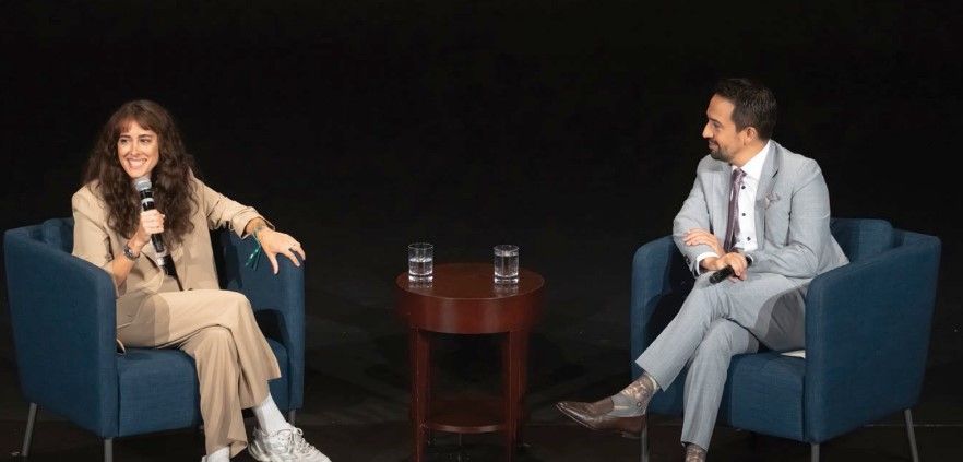 Lin-Manuel Miranda and Agustina San Martín both expressed their gratitude for the fluid nature of their mentor-protégé relationship