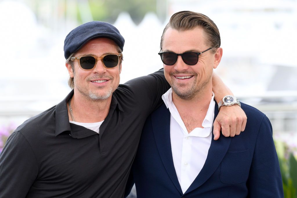 CANNES, FRANCE - MAY 22: Brad Pitt and Leonardo DiCaprio attend the photocall for "Once Upon A Time In Hollywood" during the 72nd annual Cannes Film Festival on May 22, 2019 in Cannes, France. (Photo by Gareth Cattermole/Getty Images)