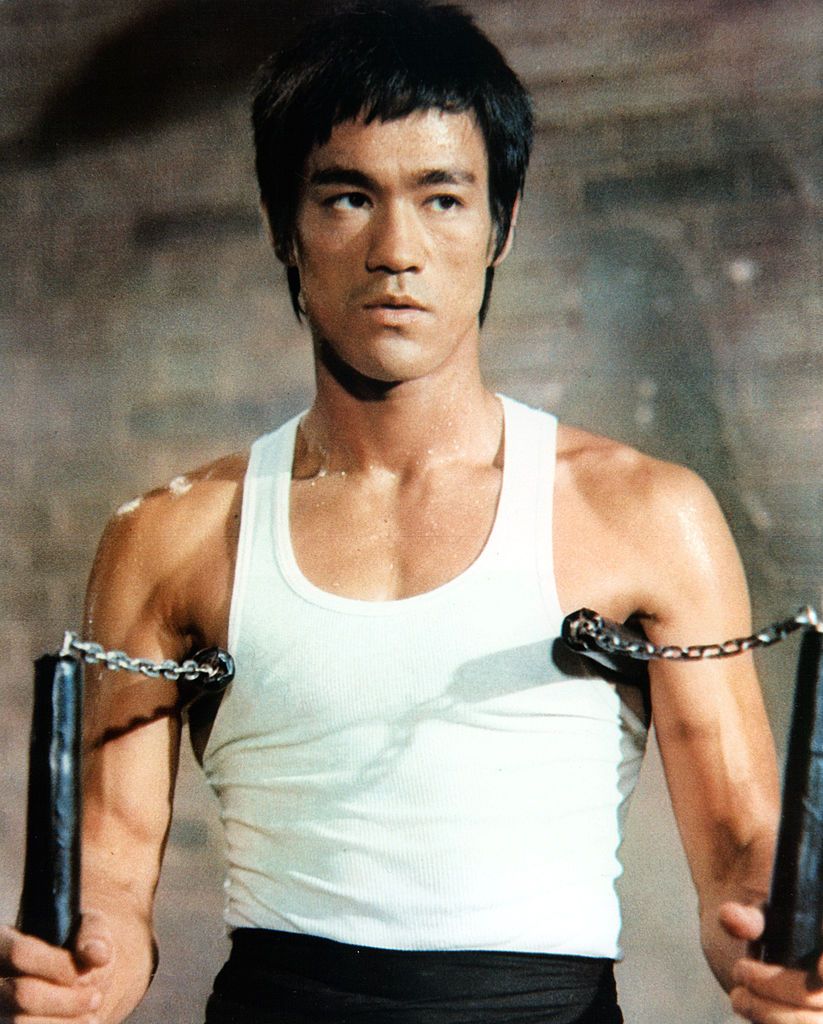 Bruce Lee publicity portrait, 1972. (Photo by Getty Images)
