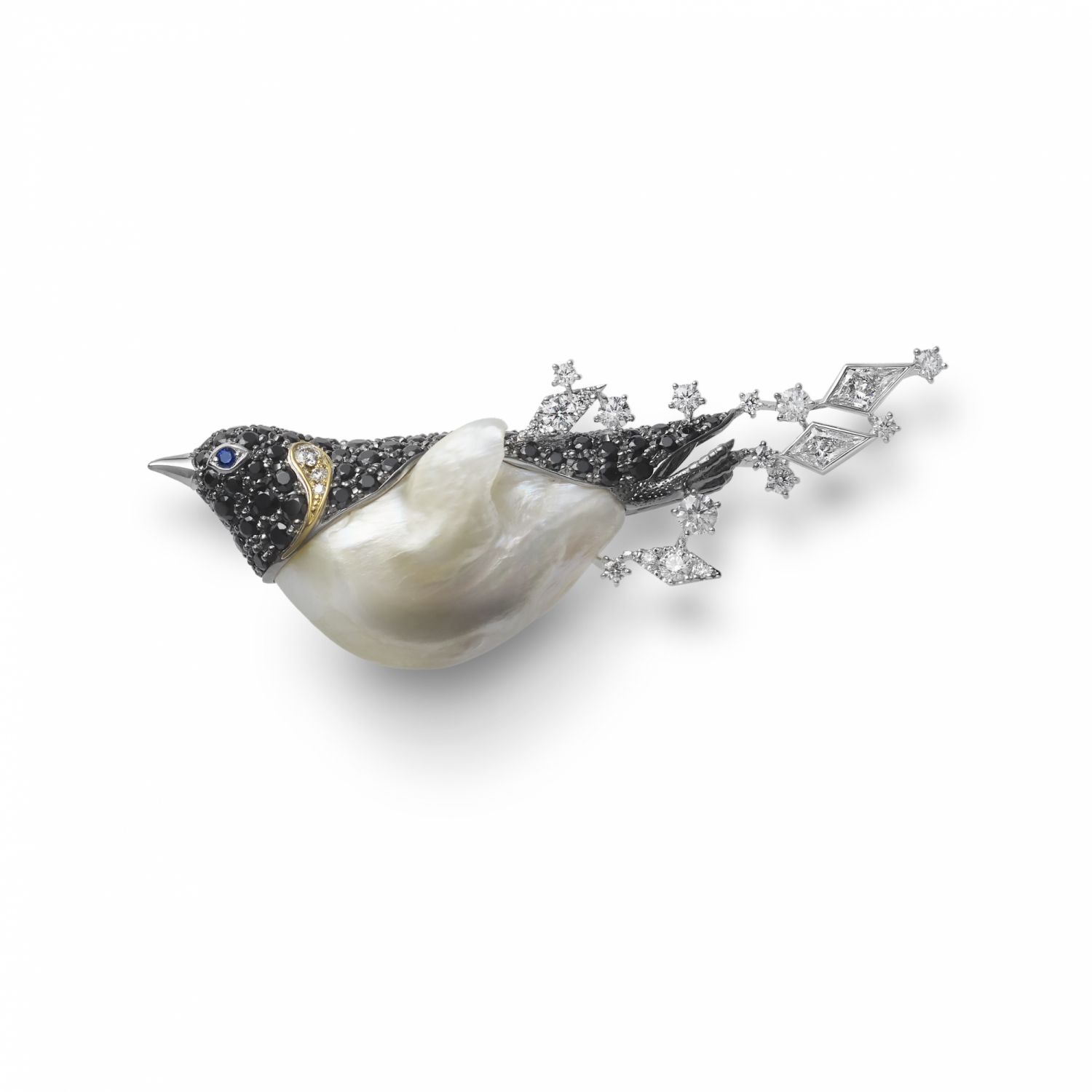 Mikimoto Wild And Wonderful頂級珠寶系列企鵝造型胸針
