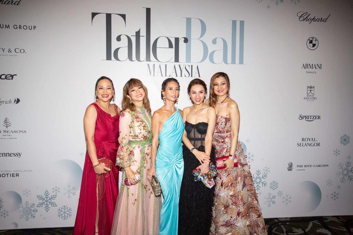 Elyna Effendi, Maryam Teh, Justine Lim, Datin Joanna Low and Datin Meera Sen