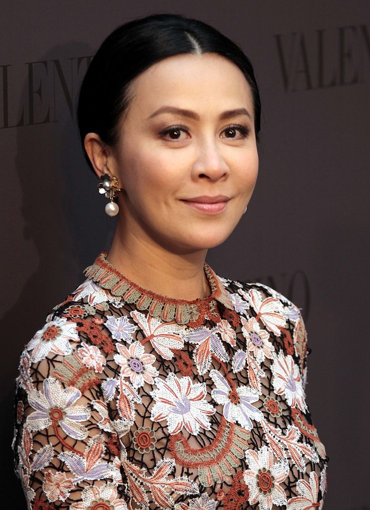 SHANGHAI, CHINA - NOVEMBER 14: (CHINA OUT) Actress Carina Lau attends Valentino store opening ceremony at IAPM Mall on November 14, 2013 in Shanghai, China. (Photo by Visual China Group via Getty Images/Visual China Group via Getty Images)