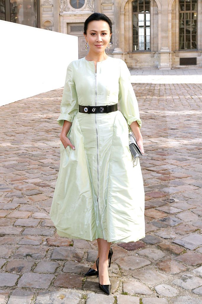 PARIS, FRANCE - MARCH 06: Chinese actress Carina Lau attends the Christian Dior show as part of the Paris Fashion Week Womenswear Fall/Winter 2015/2016 on March 6, 2015 in Paris, France. (Photo by Rindoff/Dufour/Getty Images)