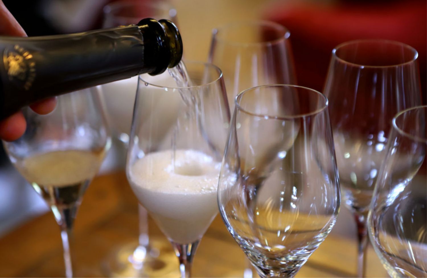 The minerality of certain champagnes might pleasantly surprise a sake lover