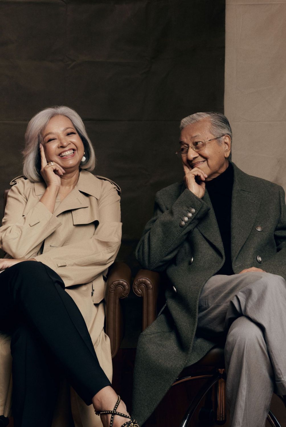 Marina Mahathir and Tun Dr Mahathir Mohamad (Photo: Chee Wei/Tatler Malaysia)