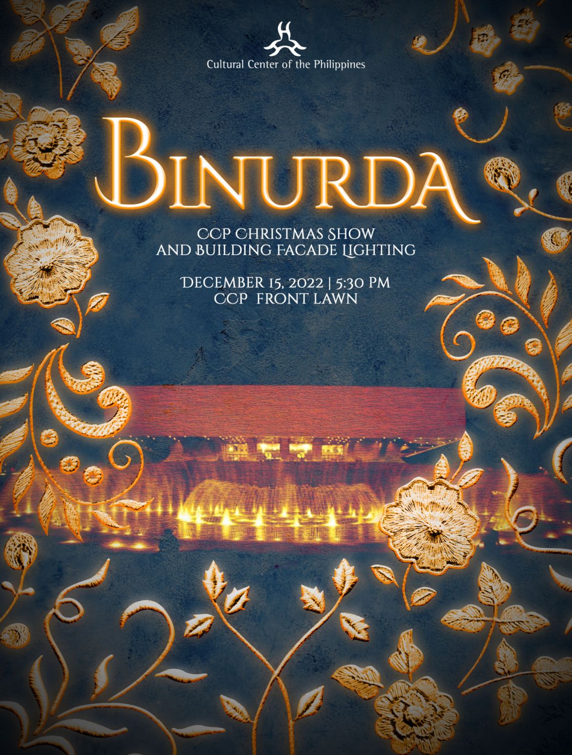 Binurda: CCP Christmas Show and Building Façade Lighting (Photo from CCP)