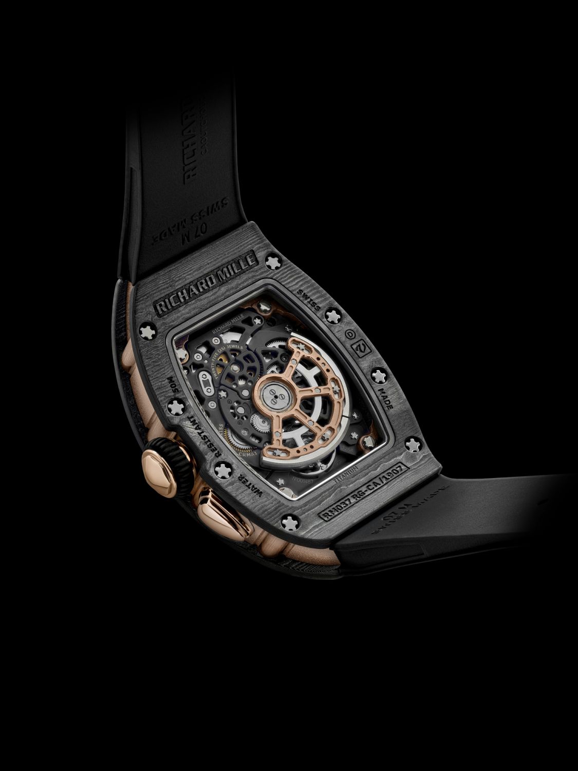 RM 037 Carbon TPT®碳纖維鑲鑽腕錶