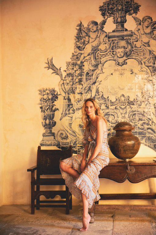 Lauren Santo Domingo in her home at Cartagena (Andrea Swarz)