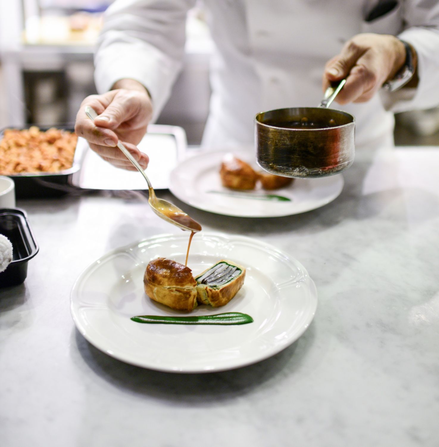 Sea Scallop in "Black Tie," 1986?Sauce Perigeaux. Synergy SeriesSpoon & Stable Minneapolis, Minnesota (December 15, 2016)the ulterior epicure | Twitter | Instagram | Facebook | Bonjwing Photography