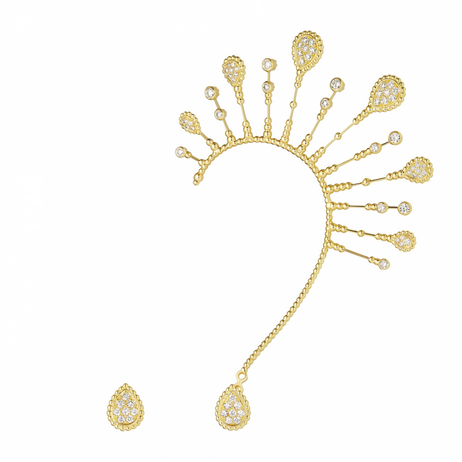 Boucheron Serpent Bohème Solarité[不對稱耳掛