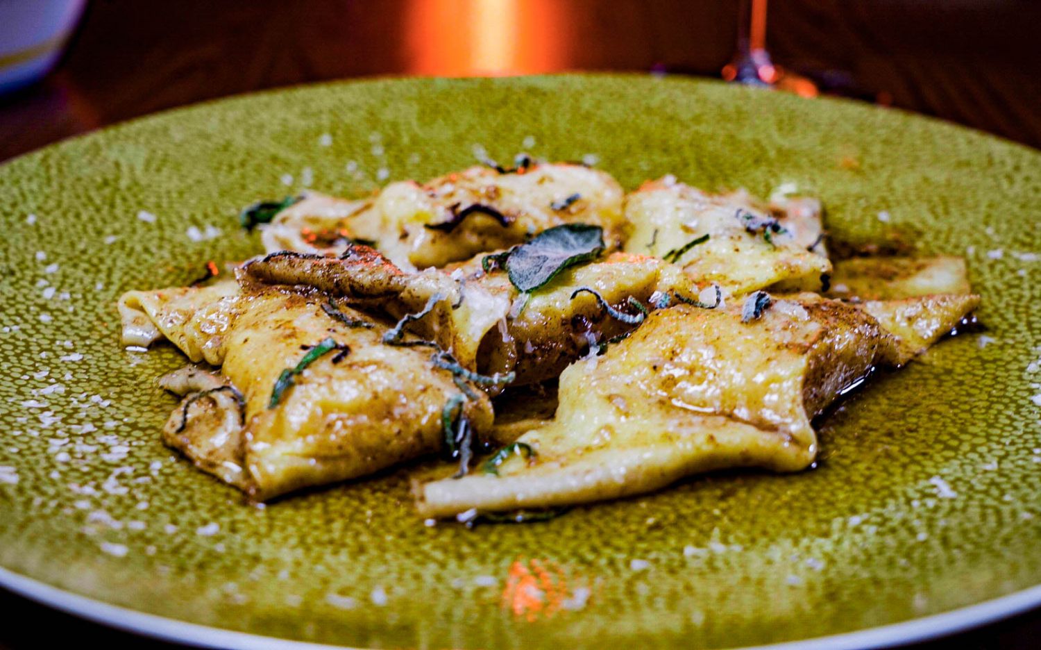 Todd English's butternut squash tortelli