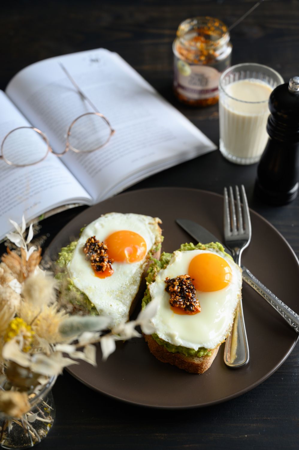 A teaspoon of Toh's Daily's chilly garlic crisp can bring your avocado toasts to the next level (Photo: Toh's Daily)