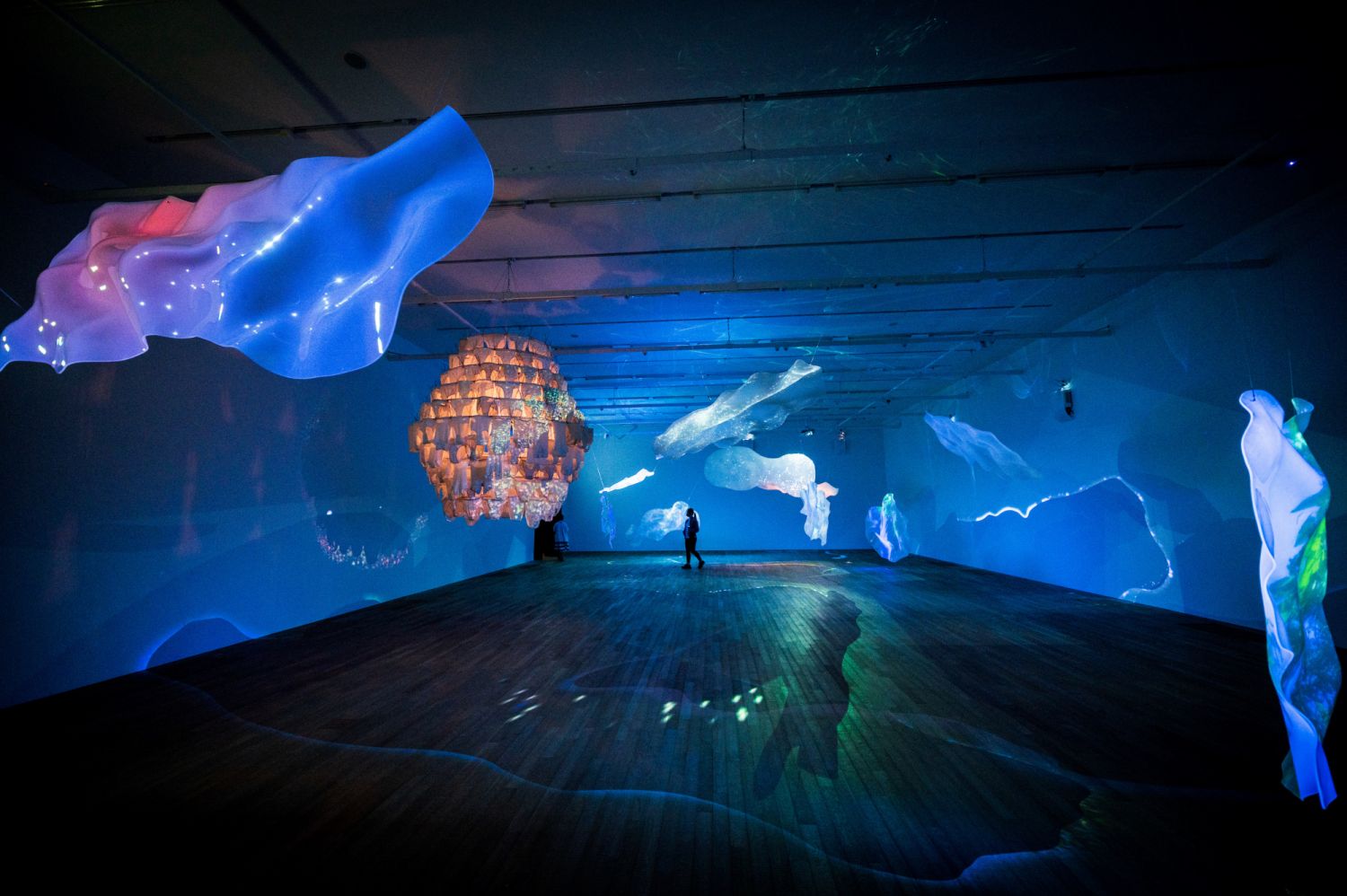 Pipilotti Rist's (Big Skin), (2022) audio video installation at Tai Kwun (Photo: image courtesy Tai Kwun)
