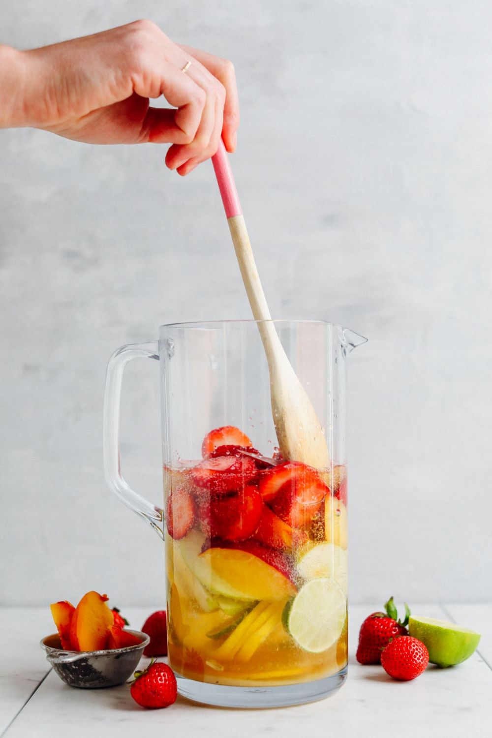 New Year’s Eve Cocktails - White Sangria (Photo: Minimalist Baker)