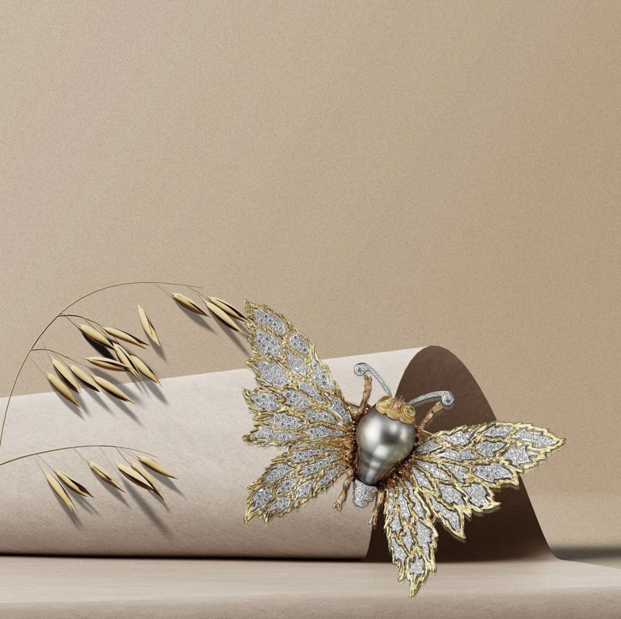 Buccellati 蝴蝶造型胸針