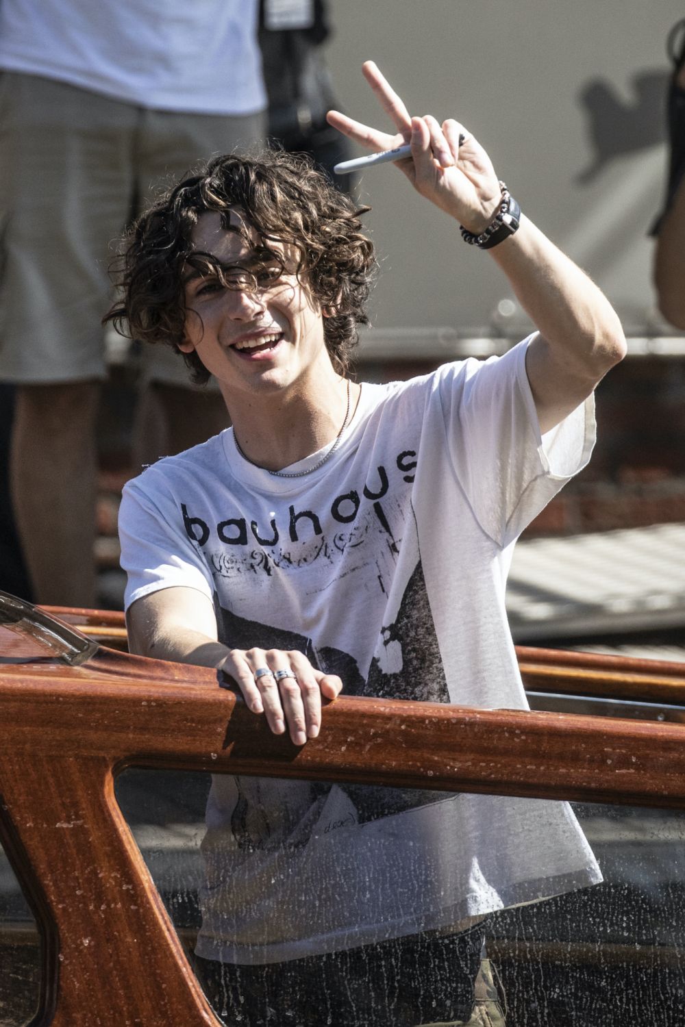 VENICE, ITALY - SEPTEMBER 02: Timothee Chalamet leaves the Casino Palace during the 79th Venice International Film Festival on September 02, 2022 in Venice, Italy. (Photo by Alessandra Benedetti - Corbis/Corbis via Getty Images)