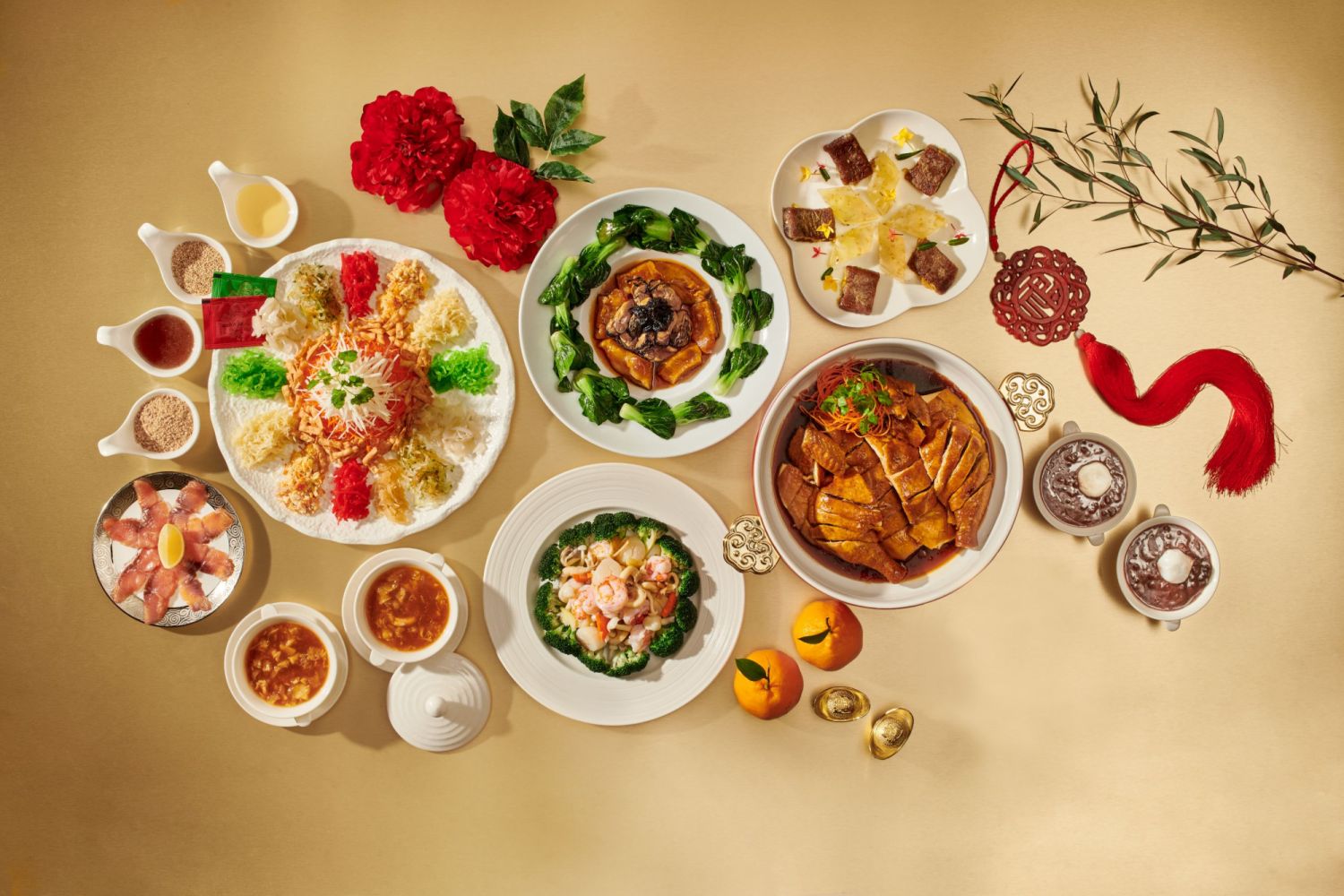 A Chinese New Year set menu at Shang Palace (Photo: Shangri-La Kuala Lumpur)