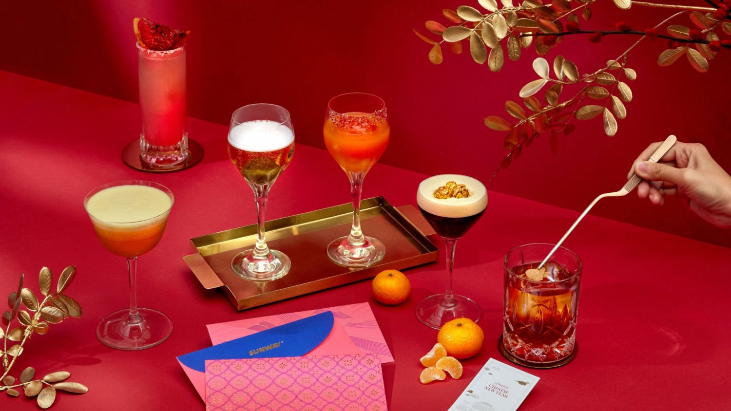Festive cocktails (Photo: Sunway Resort Hotel)