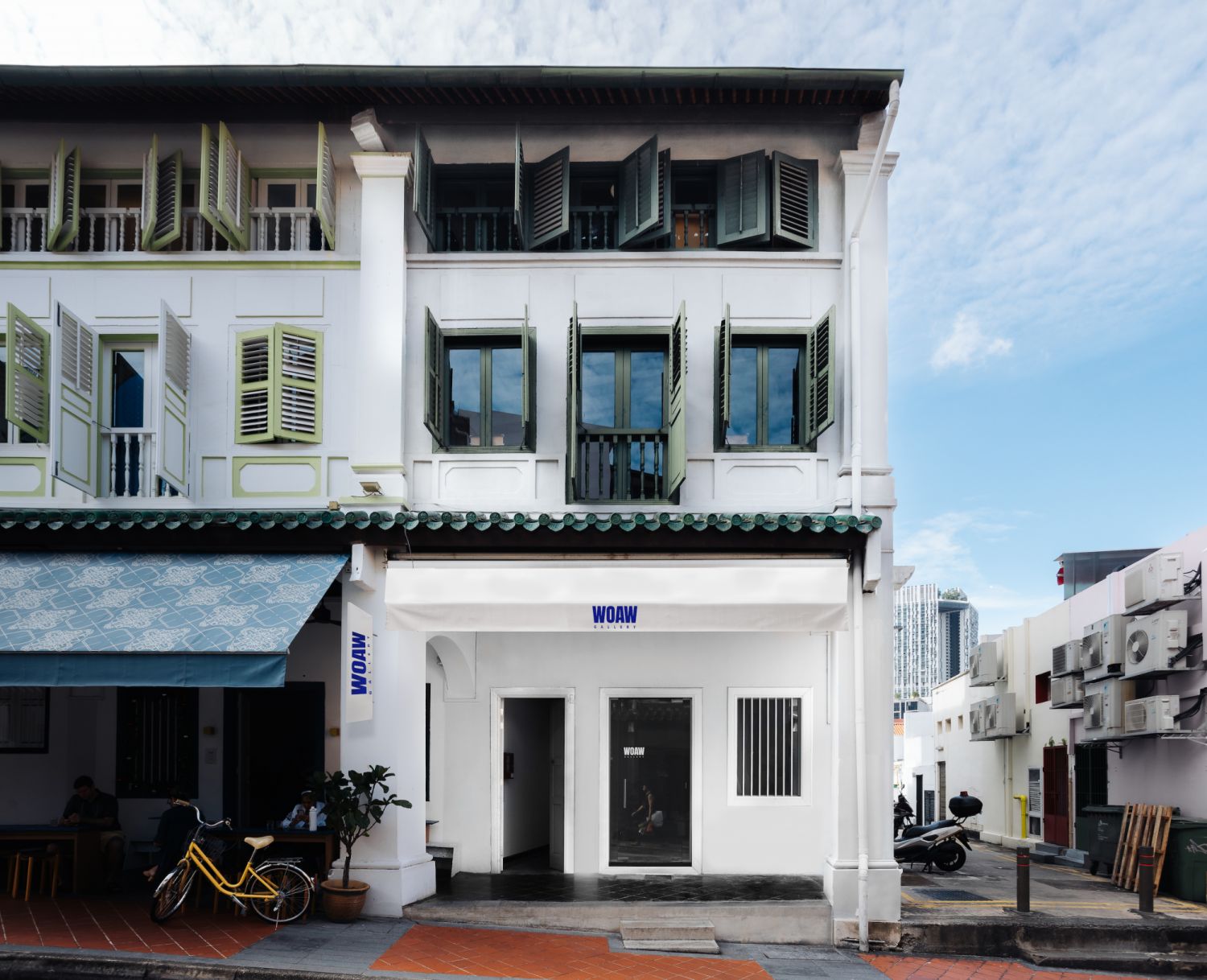 The facade of WOAW Gallery's Singapore outpost, opening January 12 (Photo: WOAW Gallery)