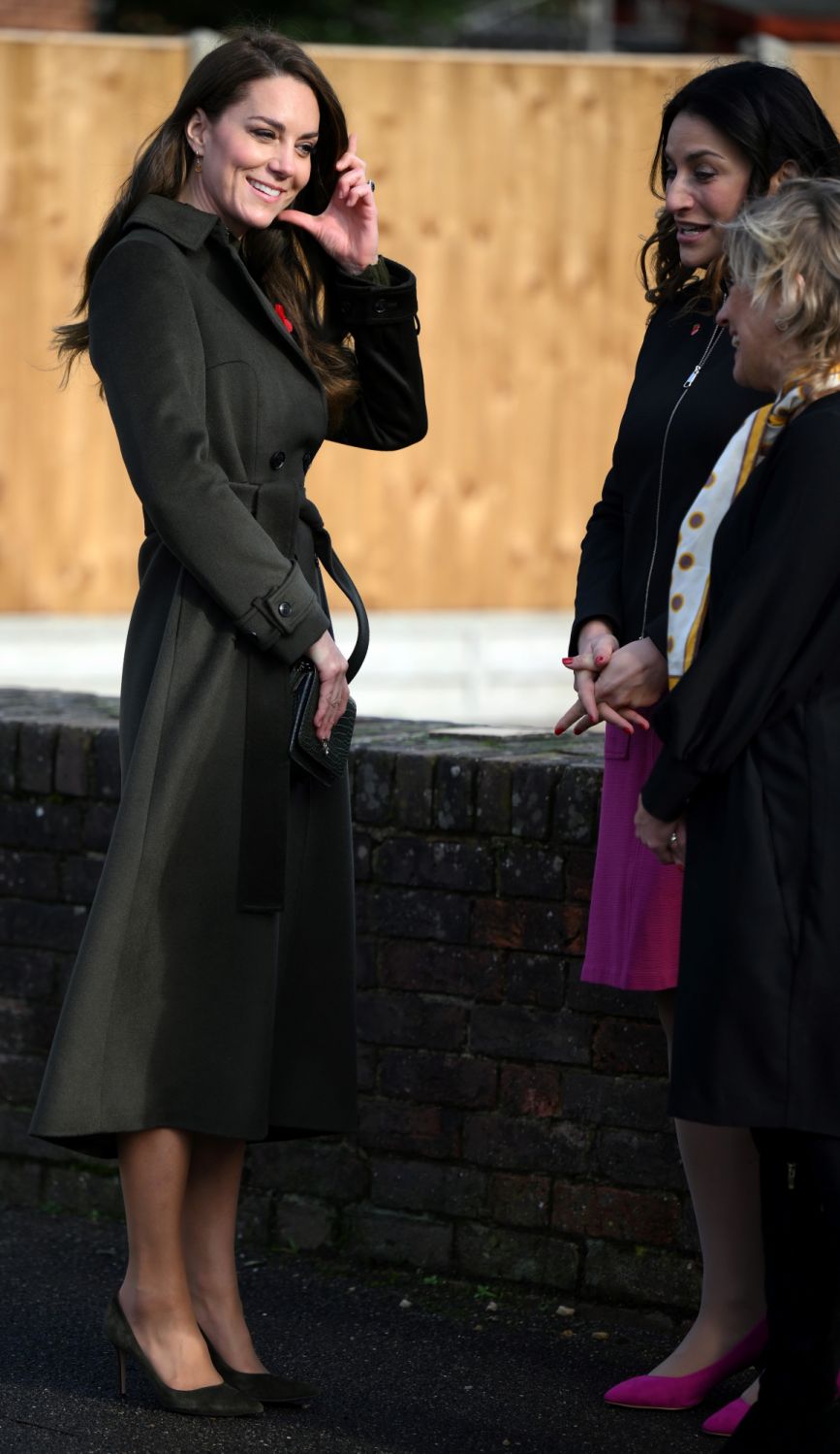 UXBRIDGE, ENGLAND - NOVEMBER 09: Catherine, Princess of Wales visits Colham Manor Children's Centre in Hillingdon with the Maternal Mental Health Alliance on November 9, 2022 in Uxbridge, England. (Photo by Daniel Leal - WPA Pool/Getty Images)