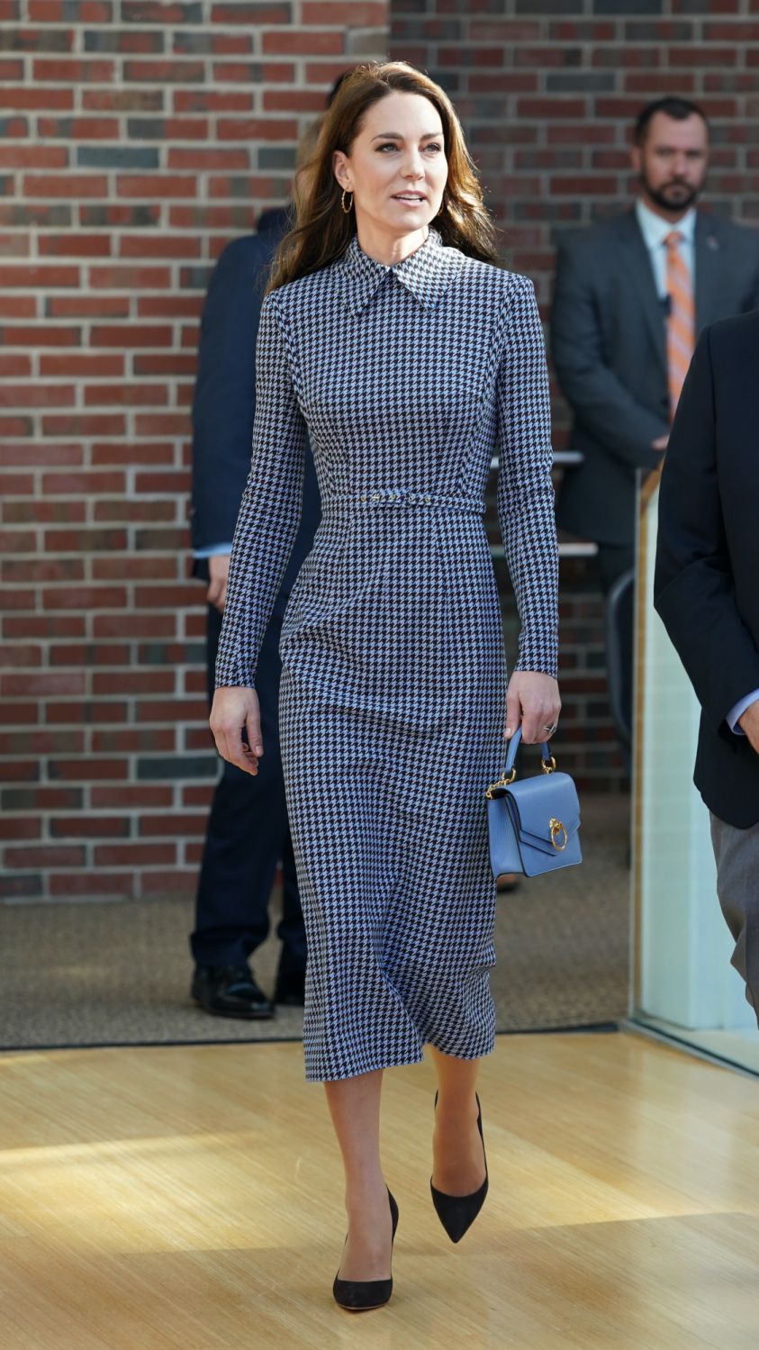 
The Prince and Princess of Wales visit to Boston USA .
30th November to 2nd December 2022.
The Sun Pool picture by Paul Edwards .
Catherine Princess of Wales visiting Harvard University Cambridge .
