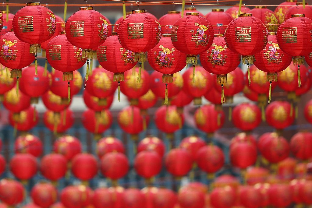 LONDON, ENGLAND - JANUARY 30: Lanterns hang above the street in China Town on January 30, 2014 in London, England. The Chinese Lunar New Year of Horse, also known as the Spring Festival, (which is based on the Lunisolar Chinese calendar) is celebrated from the first day of the first month of the lunar year and ends with the Lantern Festival on the Fifteenth day. (Photo by Dan Kitwood/Getty Images)