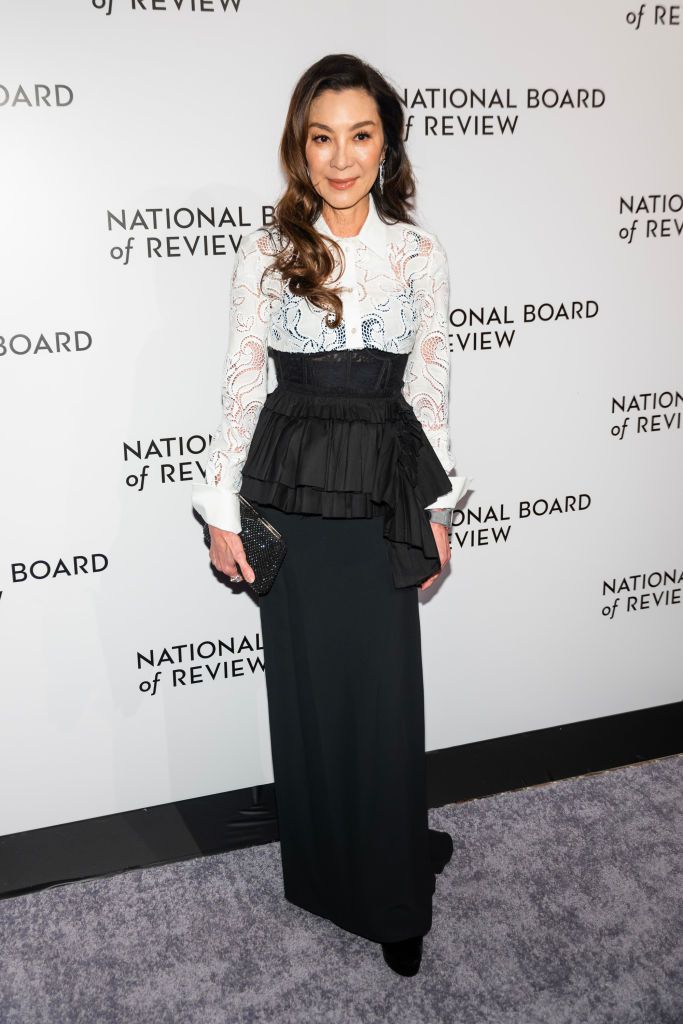 NEW YORK, NEW YORK - JANUARY 08: Michelle Yeoh attends the National Board Of Review 2023 Awards Gala at Cipriani 42nd Street on January 08, 2023 in New York City. (Photo by Gotham/FilmMagic)