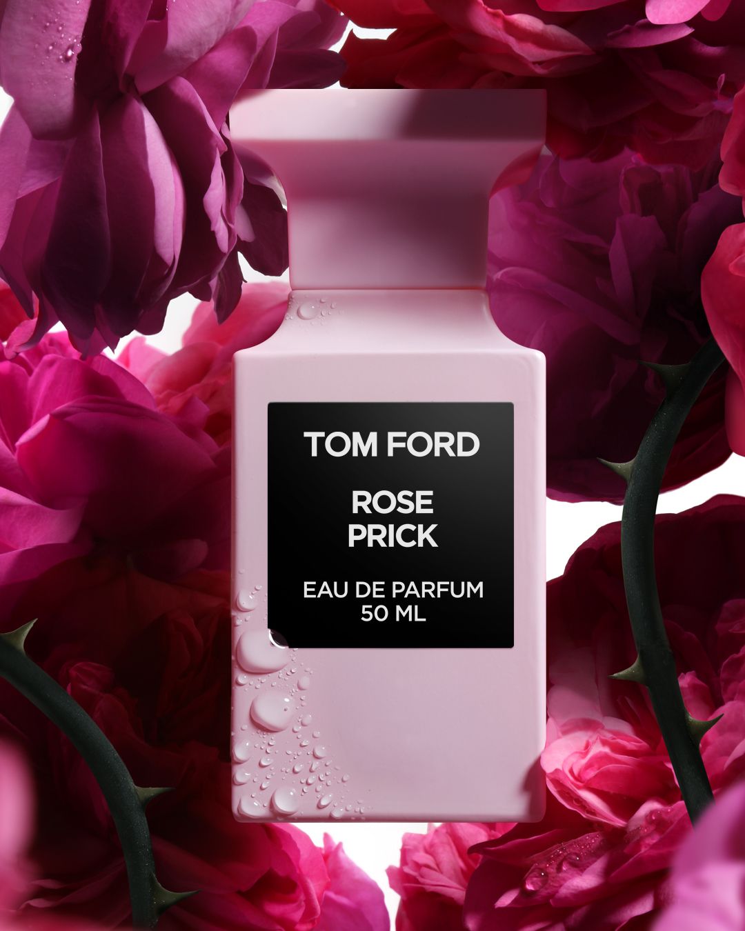 Tom Ford 私人調香系列禁忌玫瑰ROSE PRICK,10ml/NT$3,400、30ml/NT$8,100、50ml/ NT$12,900