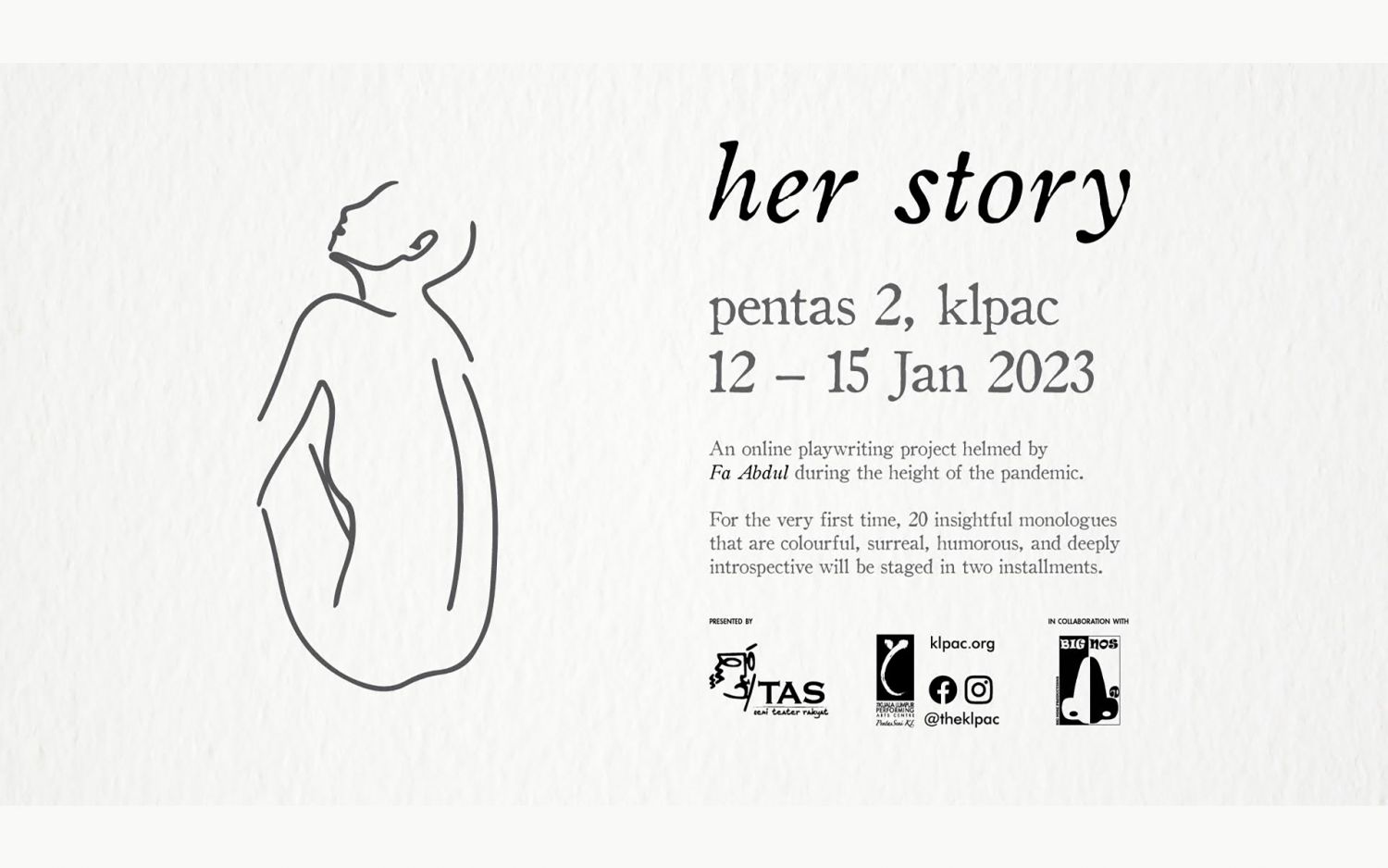 Her Story promotional poster (Image: KLPac)