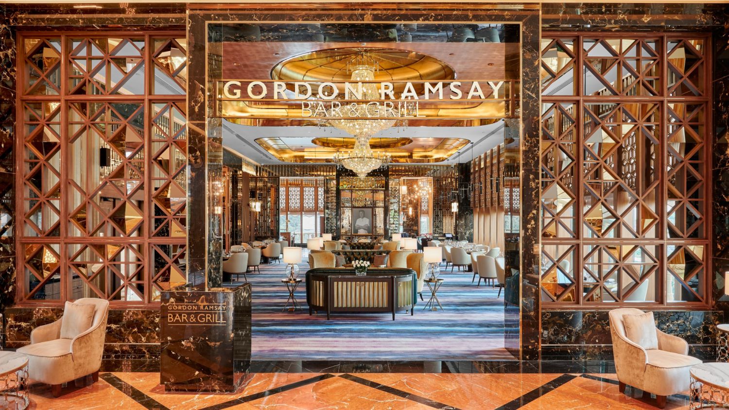 Gordon Ramsay Bar & Grill KL's grand entrance at Sunway Resort (Photo: Gordon Ramsay Bar & Grill KL)