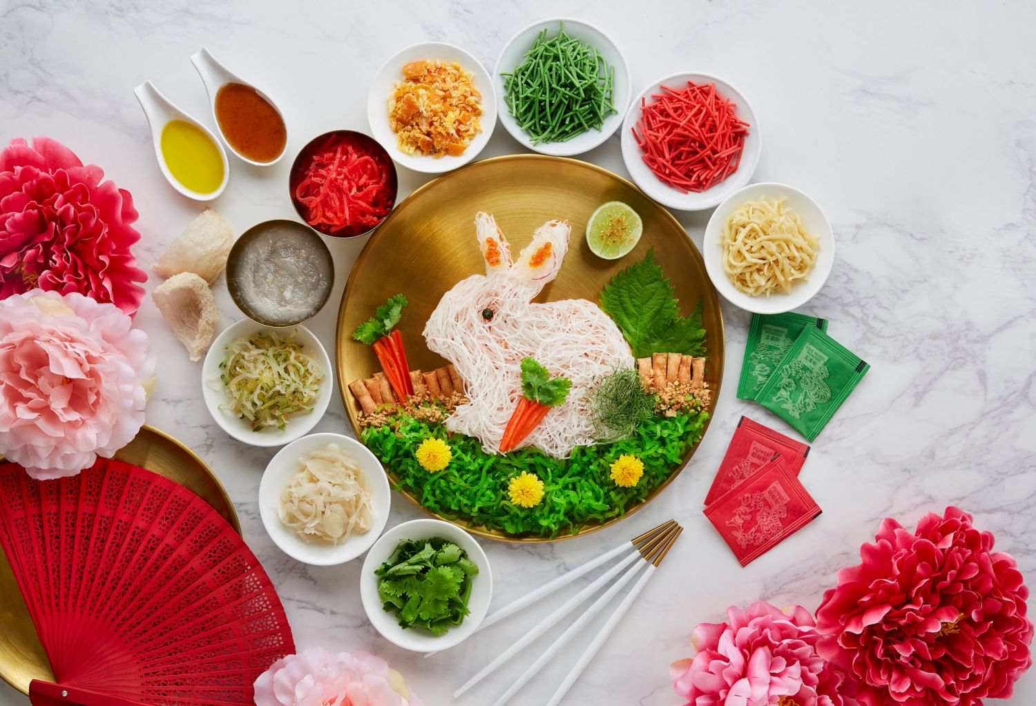 Year of the Rabbit yee sang (Photo: Mandarin Oriental Kuala Lumpur)