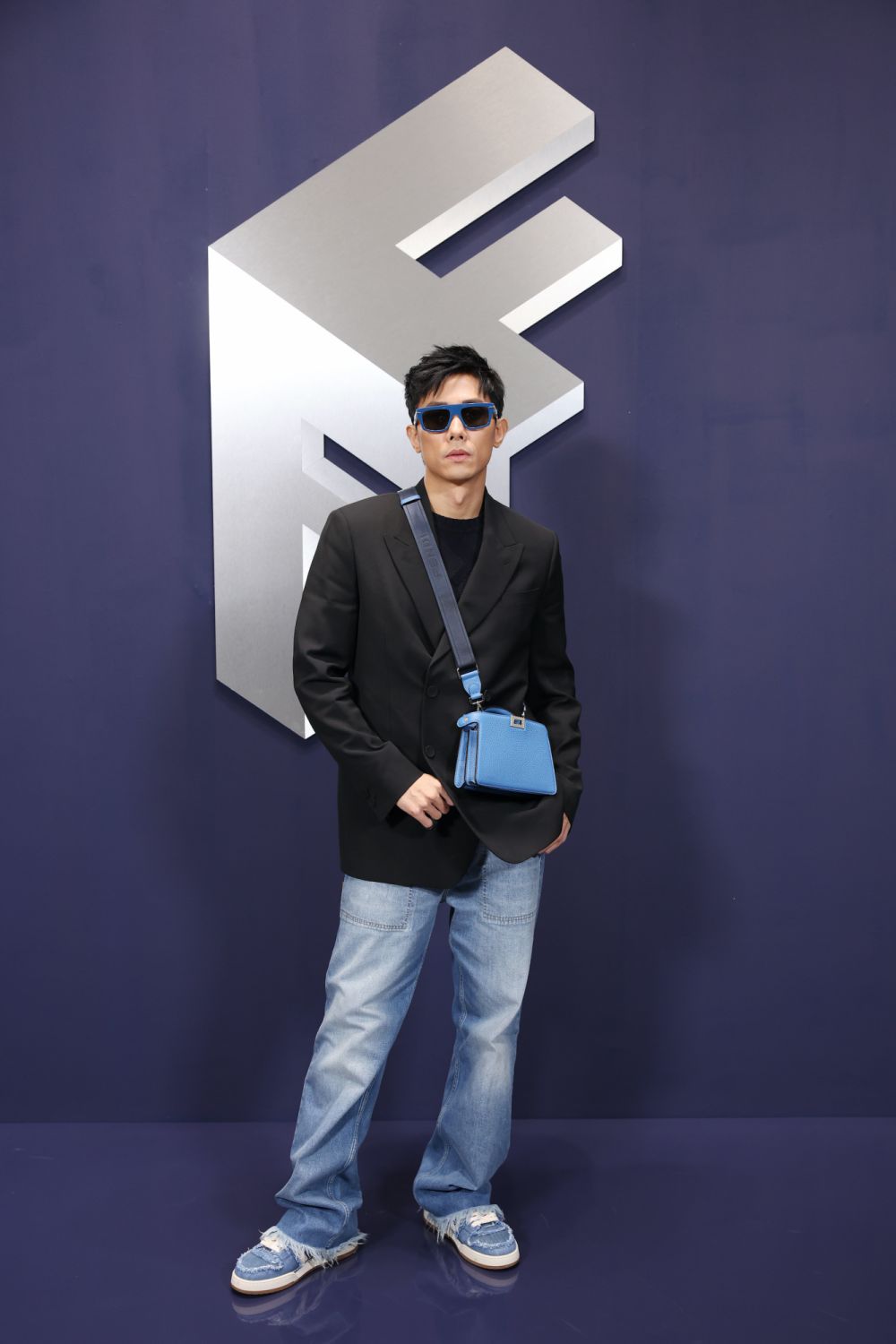 MILAN, ITALY - JANUARY 14: Desmond Tan attends the Fendi Fashion Show during the Milan Menswear Fall / Winter 2023 - 2024 on January 14, 2023 in Milan, Italy. (Photo by Daniele Venturelli/Getty Images for Fendi)