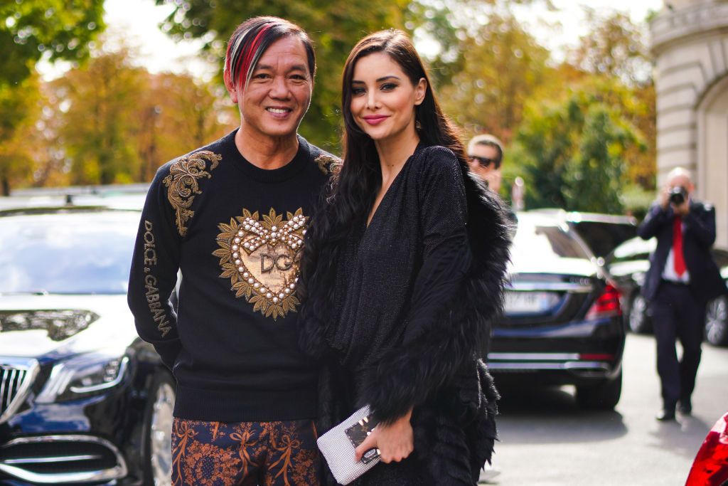 Stephen and Deborah at Paris Fashion Week (Photo: GettyImages)