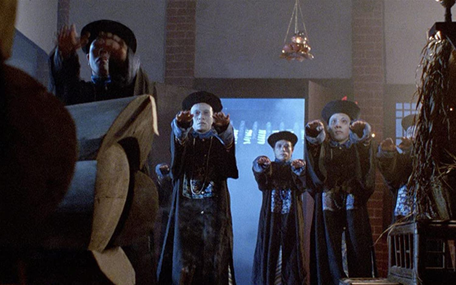 A scene depicting jiangshi in 1985 'Mr Vampire', a Hong Kong comedy horror movie directed by Ricky Lau (Image: IMDB)