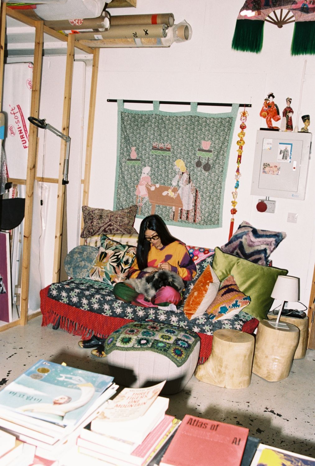 Zaide Za photographed in her London studioLOW RES by Sophie Green