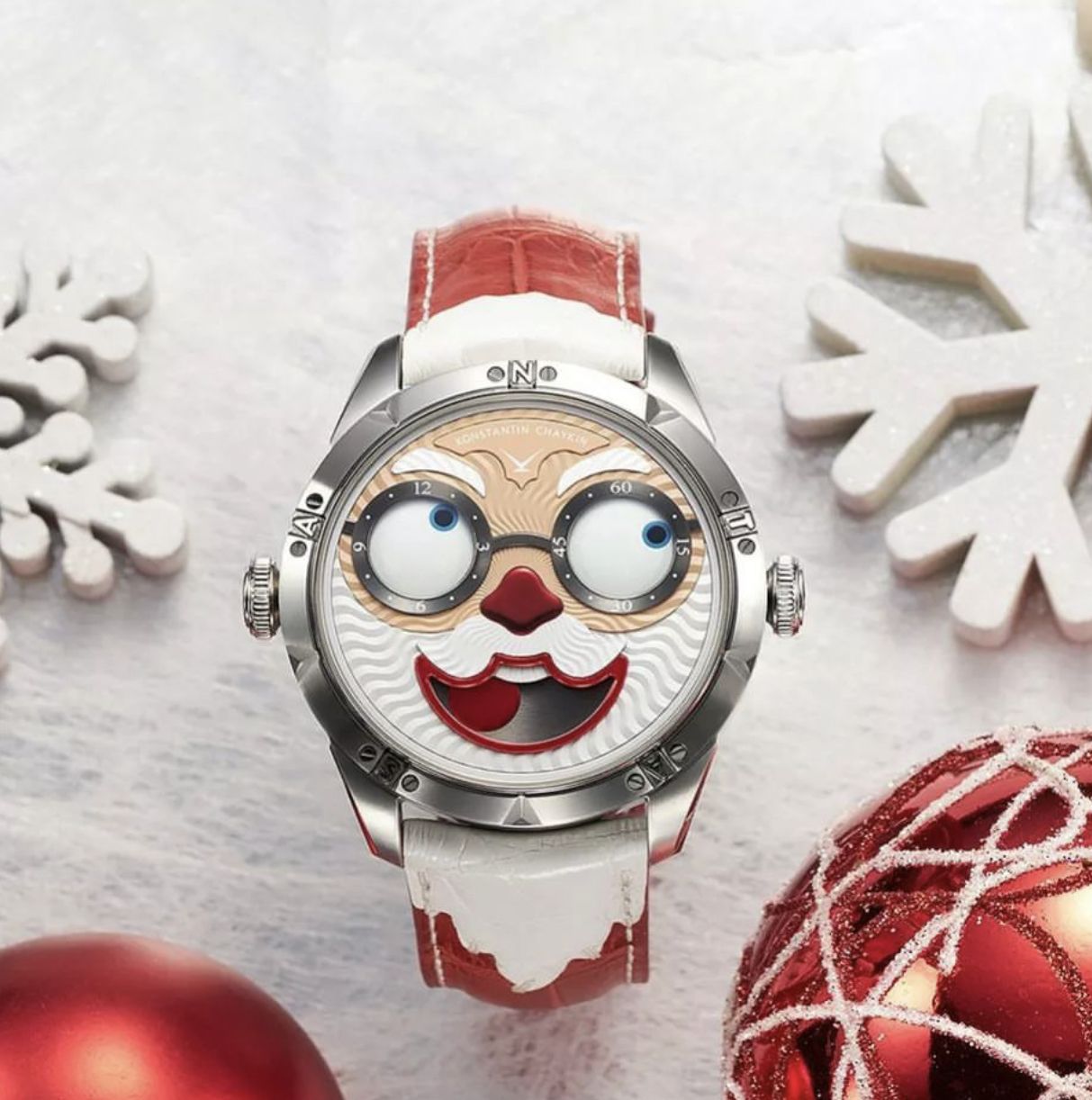 Konstantin Chaykin 特別版腕錶 Santa。限量3只。