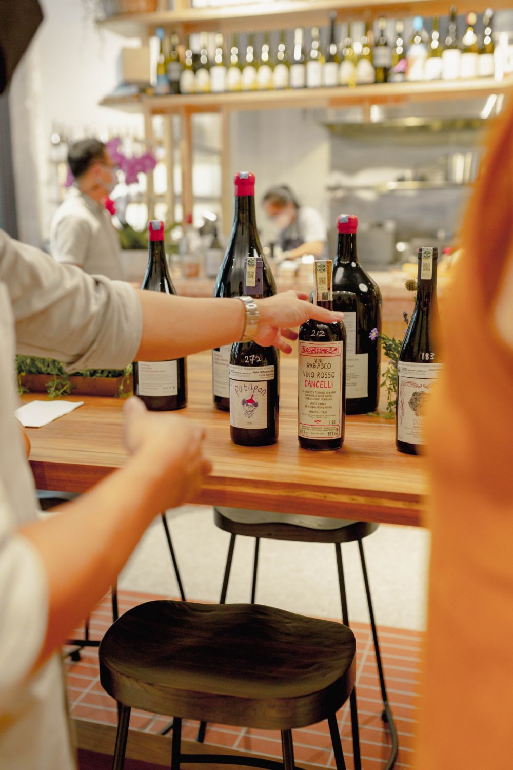 The Le Briseau - Patapon Rouge 2020, left, is a favourite amongst Basic Wine Store goers. (Photo: Basic Wine Store)