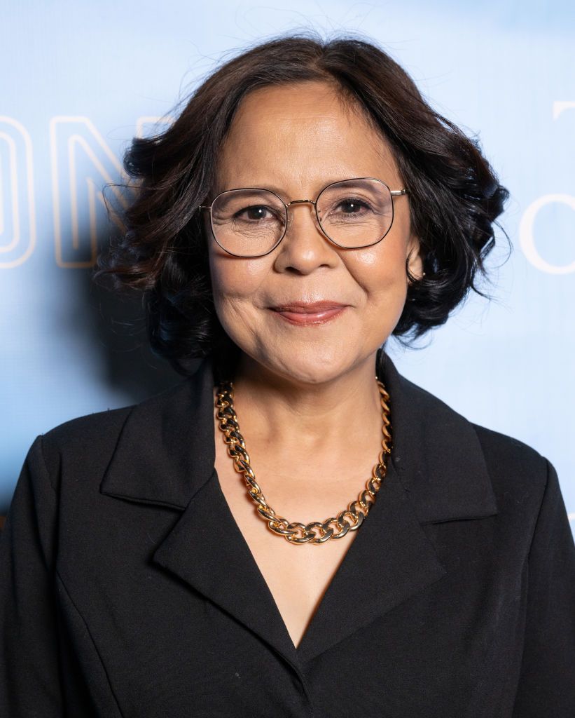 LOS ANGELES, CALIFORNIA - NOVEMBER 03: Dolly De Leon attends the NEON, GoldHouse and Philippines Foundation Reception, Screening & Q&A for Dolly De Leon in "Triangle Of Sadness" at the DGA Theater Complex on November 03, 2022 in Los Angeles, California. (Photo by Amanda Edwards/Getty Images for NEON)