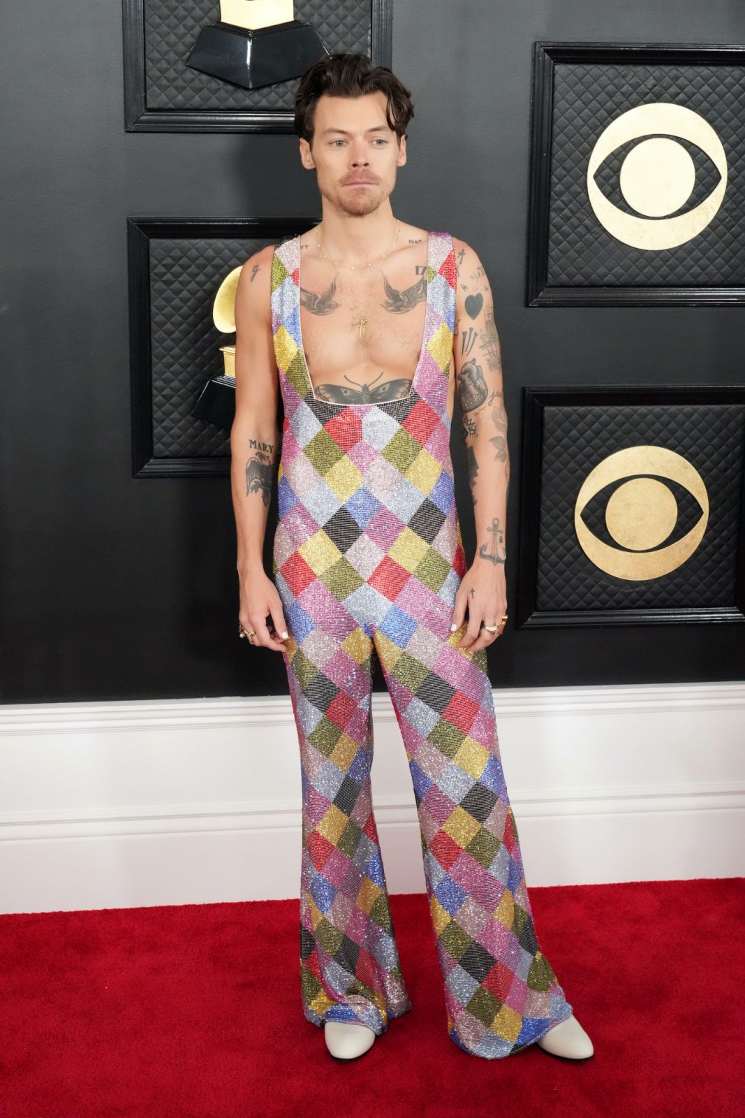 LOS ANGELES, CALIFORNIA - FEBRUARY 05: (FOR EDITORIAL USE ONLY) Harry Styles attends the 65th GRAMMY Awards on February 05, 2023 in Los Angeles, California. (Photo by Jeff Kravitz/FilmMagic)