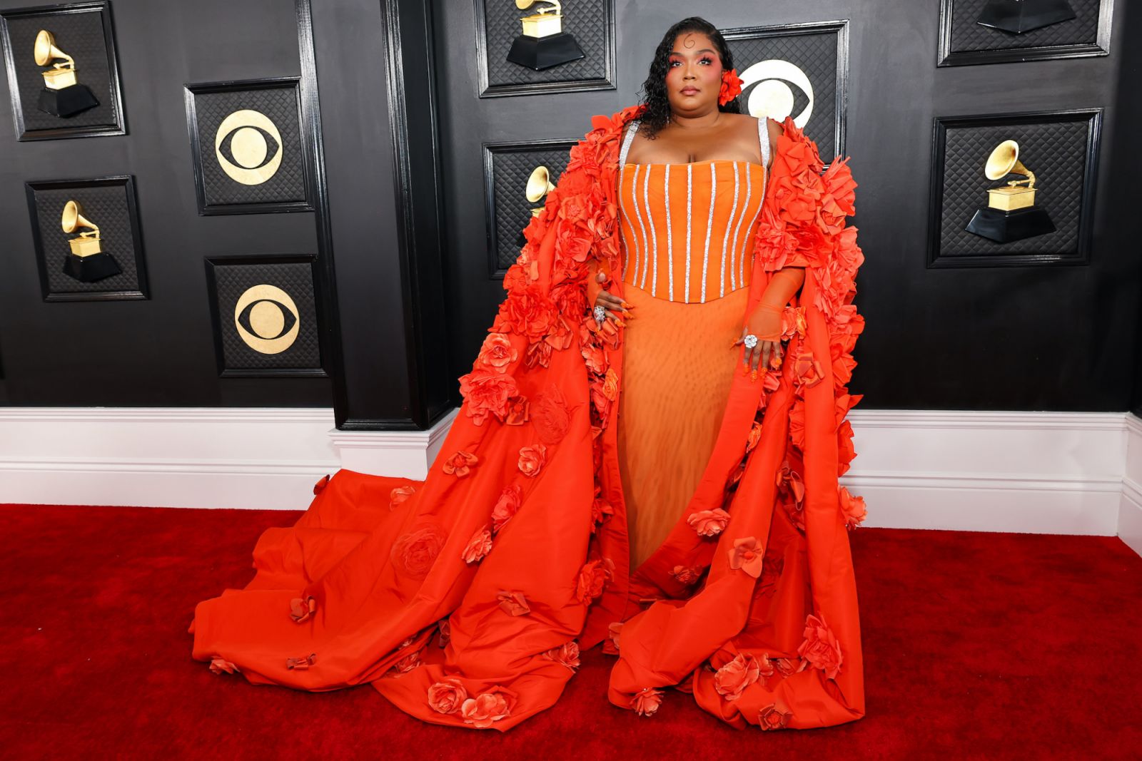 LOS ANGELES, CALIFORNIA - FEBRUARY 05: (FOR EDITORIAL USE ONLY) Lizzo attends the 65th GRAMMY Awards on February 05, 2023 in Los Angeles, California. (Photo by Amy Sussman/Getty Images)