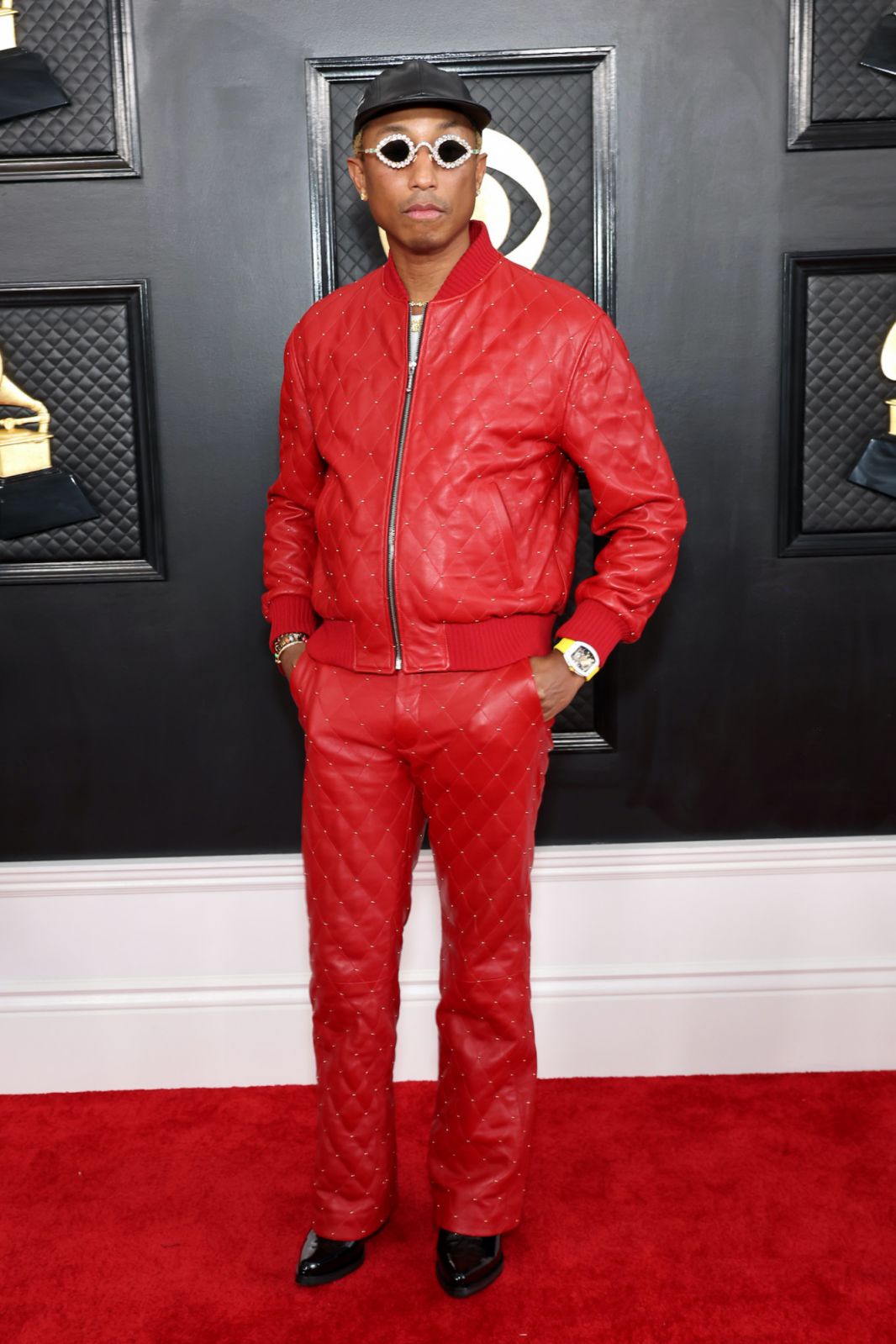 LOS ANGELES, CALIFORNIA - FEBRUARY 05: (FOR EDITORIAL USE ONLY) Pharrell Williams attends the 65th GRAMMY Awards on February 05, 2023 in Los Angeles, California. (Photo by Amy Sussman/Getty Images)