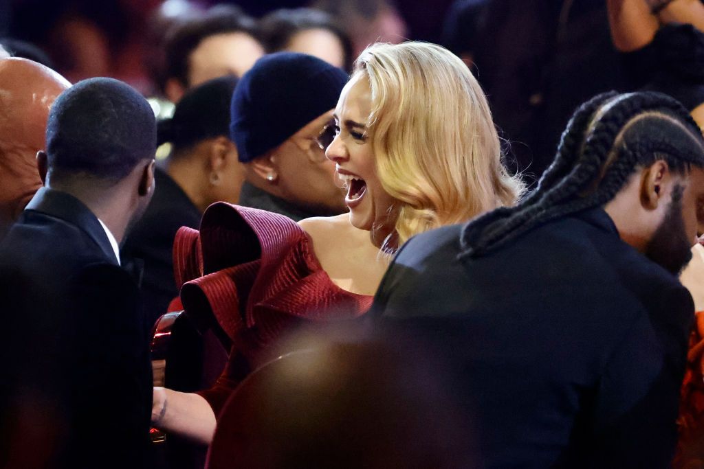 LOS ANGELES, CALIFORNIA - FEBRUARY 05: (FOR EDITORIAL USE ONLY) Adele attends the 65th GRAMMY Awards at Crypto.com Arena on February 05, 2023 in Los Angeles, California. (Photo by Frazer Harrison/Getty Images)